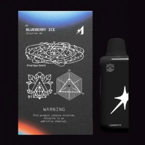 BLUEBERRY ICE (Nicotine 3％) パッケージとPOD本体