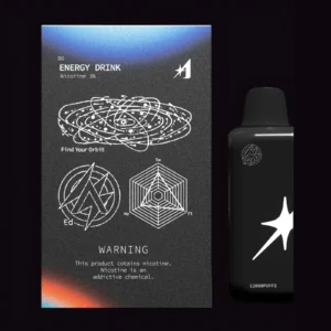 ENERGY DRINK (Nicotine 3％) パッケージとPOD本体