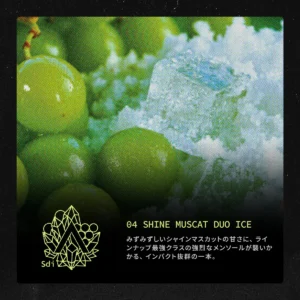 SHINE MUSCAT DUO ICE (Nicotine 3％) フレーバーイメージ
